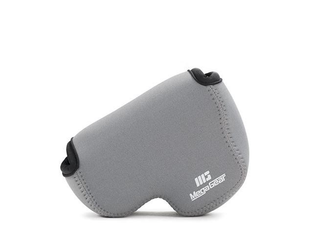 Ultra Light Neoprene Camera Case Bag with Carabiner for Nikon COOLPIX B500 Digital Camera Gray