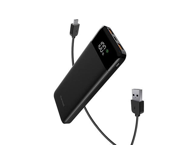 Power Bank PD 18W Slim Thin 10000 mAhUSB C Cell Phone Portable Charger10400mAh Type C Bettery Pack Compatible with Cell Phones Tablets iPhone