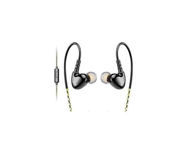 Over The Ear Earbuds for Running Wrap Around Ear Wired Sports Headphones for Workout Exercise Sweatproof inEar Earbuds with Mic for Cell Phones MP3