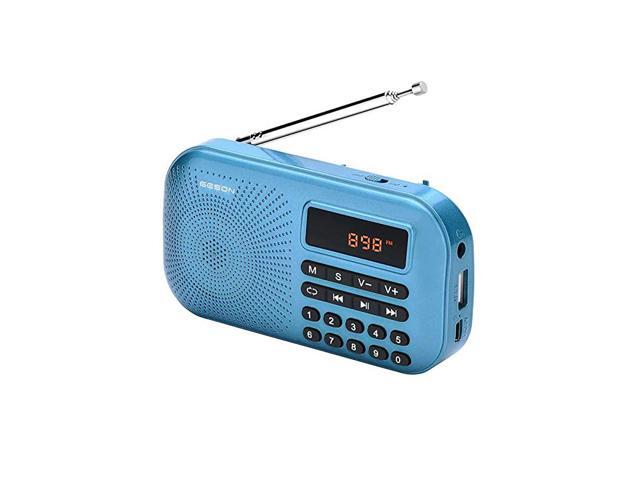 RM155Pro AM FM Radio Portable Mini USB Speaker MP3 Music Player SupportMicro SDTF Auto Scan Save LED Display USB Transmit Data and Sound Card