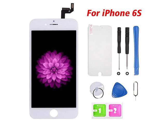 iPhone 6s Screen Replacement White LCD Display Touch Screen Digitizer Frame Assembly with Repair Tools