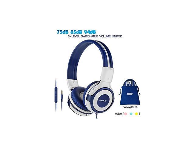 Wired Headphones Teens Children Girls Boys Adjustable 75dB85dB94dB Volume Limited Durable Headphone wMic for SchoolPCCellphone OnEar Headphone Kids