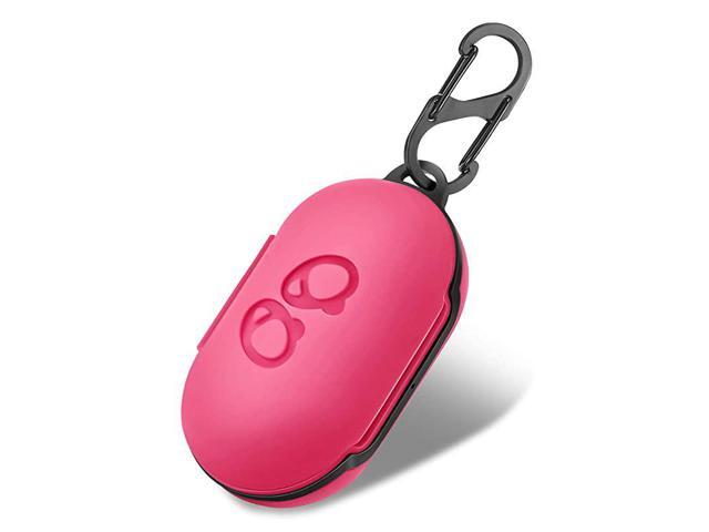 Galaxy Buds Case Protective Silicone Cover for Galaxy Buds Plus Case with Carabiner Keychain Samsung Galaxy Earbuds Accessory Hot Pink 9 Color