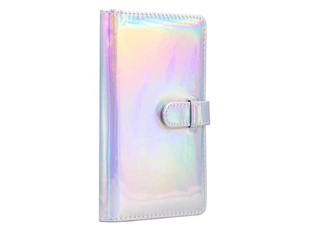 96 Pockets Mini Photo Album for Fujifilm Instax Mini Camera Polaroid Snap Z2300 SocialMatic Instant Cameras Zip Instant Printer Magic Silver