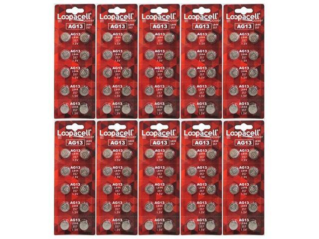 100 Pack LR44 AG13 357 L1154 A76 ButtonCell Batteries
