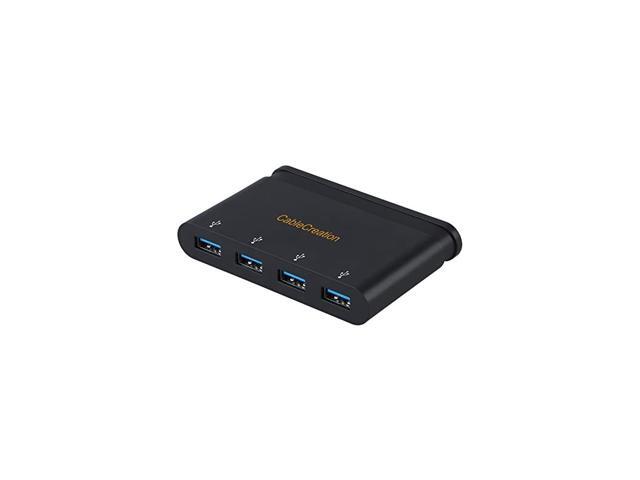 USB C Hub with Hidden Cable Type C to 4 USB 30 Hub Support OTGCompatible with MacBook ProMacBook Air 2018Mac MniChromebook Pixel XPS 1315Yoga 910