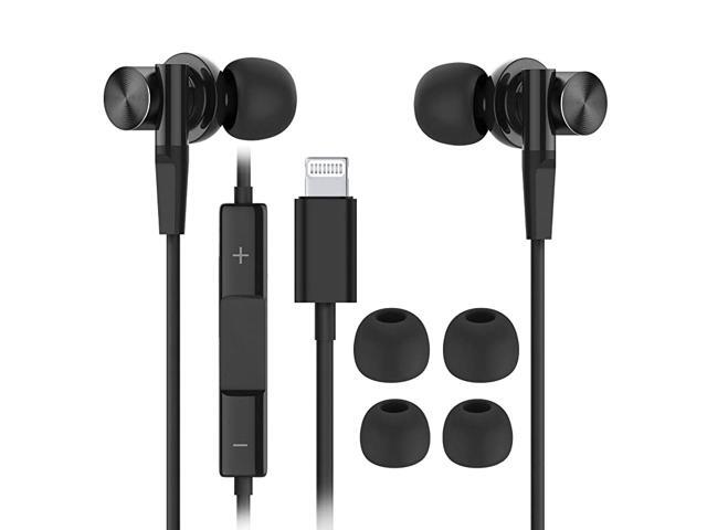 Headphones with Connector Microphone MFi Certified Wired in Ear Earbuds Wired Noise Earphones for iPhone 11 Pro for iPhone XXS MaxXR 88 Plus77 Plus6S