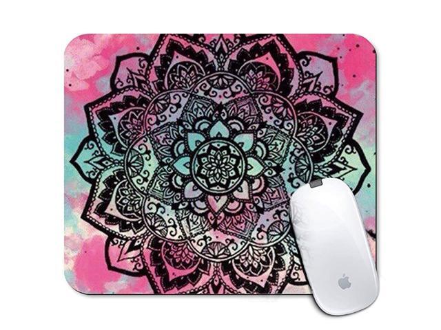 Rectangle Mouse Pad Printed Mandala Pattern NonSlip Rubber Comfortable Customized Computer Mouse Pad 945x787inch