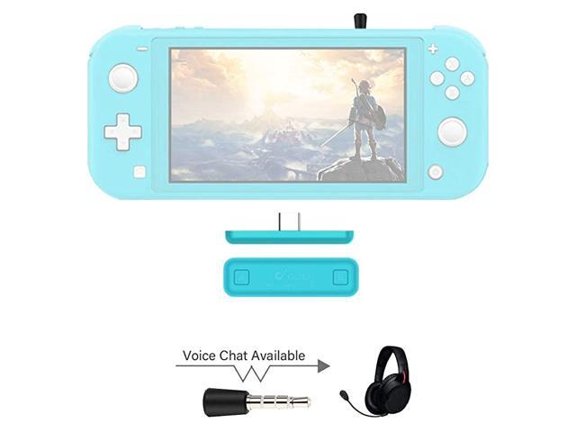 Route Air Pro Bluetooth Adapter for Nintendo Switch Lite Dual Stream Wireless Audio Transmitter with aptX LL Support inGame Voice Chat Connect Your