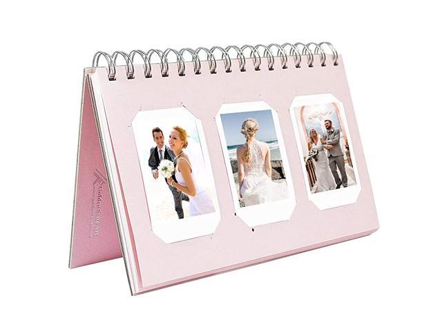 Instax Frames Collection Light Pink Photo Album Book Style 60 Pockets for Camera Fujifilm Instax Mini 7S 8 70 90 25 50S 8+ Film