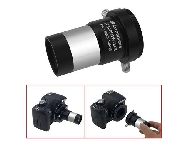 125 3X Short Focus Barlow Lens for Telescope Eyepiece Superior Sharpness and Color Correction