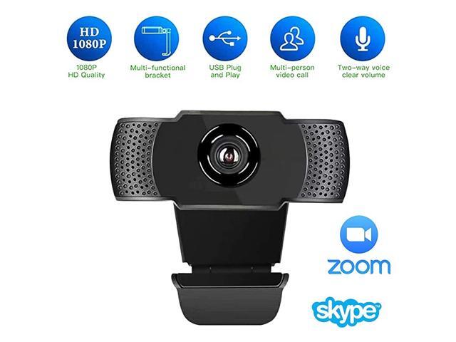Webcam with Microphone 1080P Webcam USB Connection for Professional StreamingConferencingVideo CallingFit for LaptopDesktopCompatiable with