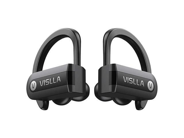 Wireless Earbuds 50 Bluetooth Sport Headphones Stereo Bass Sound TWS Ear Buds Over Ear Sweatproof Headset 8 Hours Playtime Wireless Earphones with