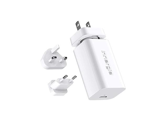 USBC Wall Charger Portable LaptopPhone USBC Power Travel Adapter Compatible with iPhone 12 MacBook Pro Air 13 inchiPad Pro USB PD Charge Fast Small