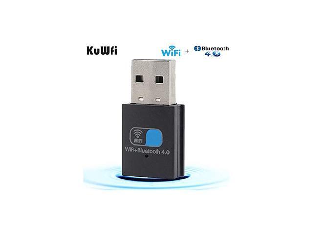 WiFi+ Bluetooth 40 USB Wireless WiFi USB Adapter LAN Network LAN Card Portable Mini AP for Desktop Laptop