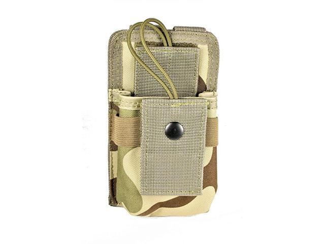 StrapPack ClipOn Pouch for Radio GPS Camo Backpack Attachment for Hunters First Responders Public Safety Hikers and Travelers