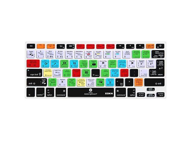Adobe Lightroom Shortcuts Keyboard Skin Hot Keys LR Keyboard Cover for MacBook Air 13 MacBook Pro 13 15 17 Retina USEuropean ISO Keyboard