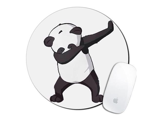 Panda Custom Mouse Pad Gaming Mat Keyboard Pad Waterproof Material NonSlip Personalized Round Mouse pad 78x78x008Inch