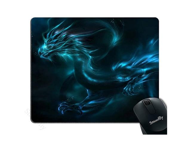 Mouse pad Unique Design Mouse Pad Cool Blue Dragon Design Gaming Mousepad
