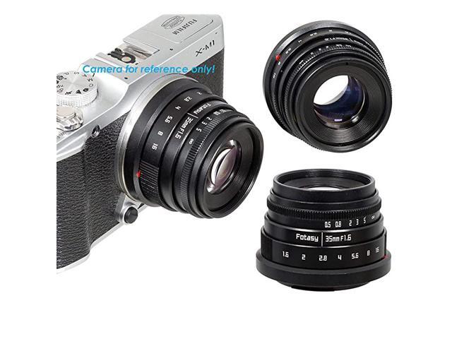 Manual 35mm f16 APSC Lens for Fuji X Mount Mirrorless Cameras Compatible with Fujifilm XPro1 XPro2 XPro3 XE2 XE3 XA7 XA10 XT1 XT2 XT3 XT10 XT20