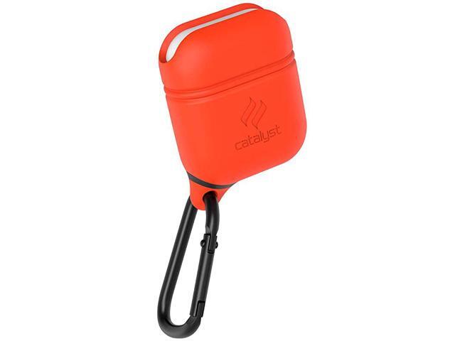 Waterproof Airpods Case for Apple Airpods 2 1 by Drop Proof Protective Cover Soft Skin Carabiner Silicone Sealing Compatible Wireless Charging