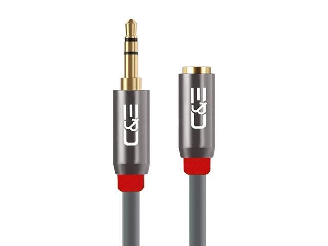 35mm Aux Headphone Extension Cable 15 Feet 045 Meters 35mm Male to Female Stereo Audio Extension Cable 15ft 045M for Car Stereo iPhone Smartphone