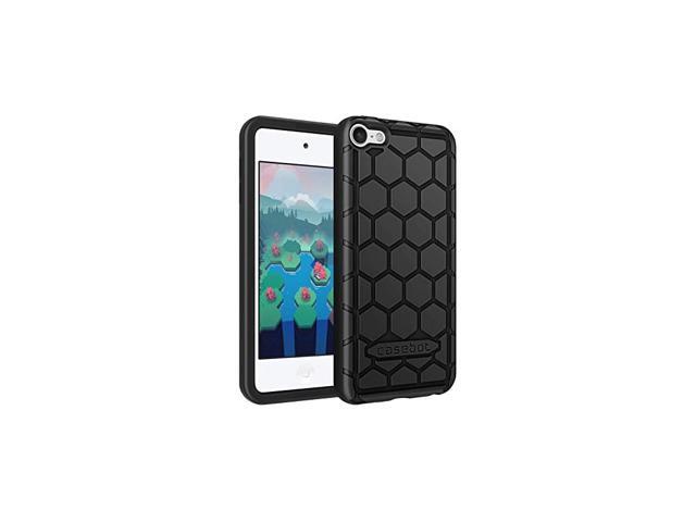 Silicone Case for iPod Touch 7 iPod Touch 6 iPod Touch 5 Honey Comb Series Impact Shockproof Anti Slip Soft Protective Cover for iPod Touch 7th 6th
