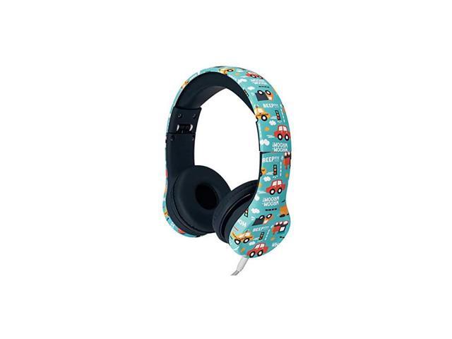 Play+ Kids Headphones Volume Limiting and Audio Sharing Port Vroom