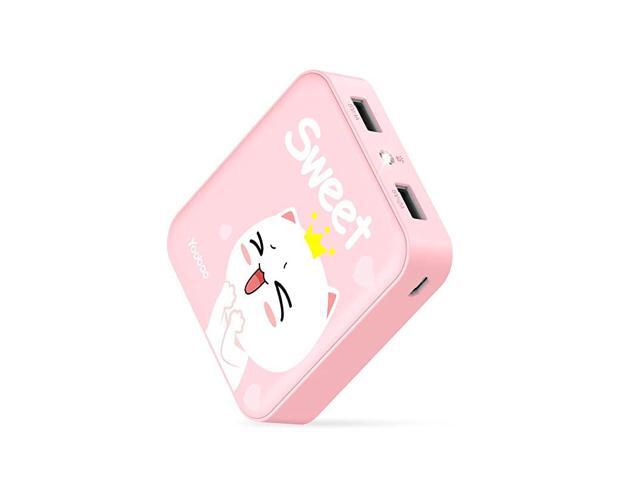 Portable Charger 10000mAh Power Bank External Battery Pack Powerbank Cell Phone Battery Backup Charger with Dual USB Output Comaptible Cellphone