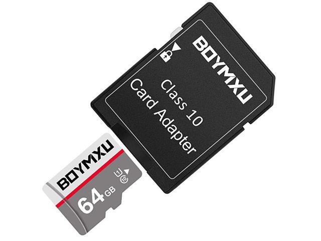 TF Memory Card 64GB TF Card with AdapterHigh Speed UHSI Card Class 10 Memory Card for Phone Camera Computer