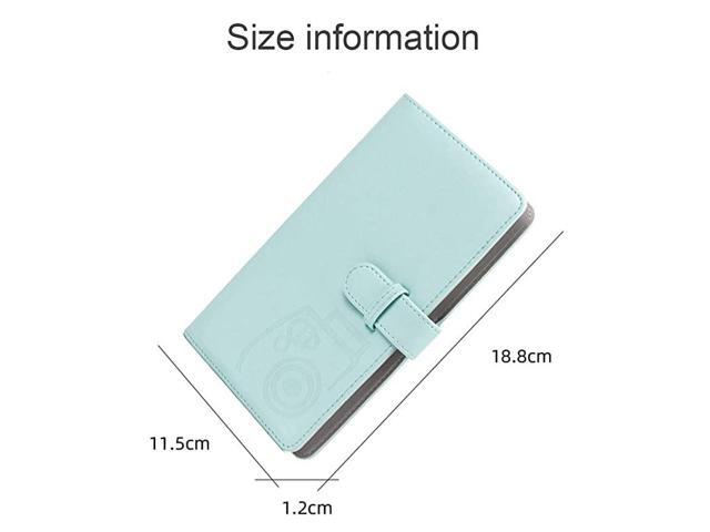 Pockets Mini Film Photo Album Book for Fujifilm Instax Mini LiPlay 9 8 7s 70 90 Link Instant Camera 3 Inch Polaroid Picture Name Card Holder Ice Blue