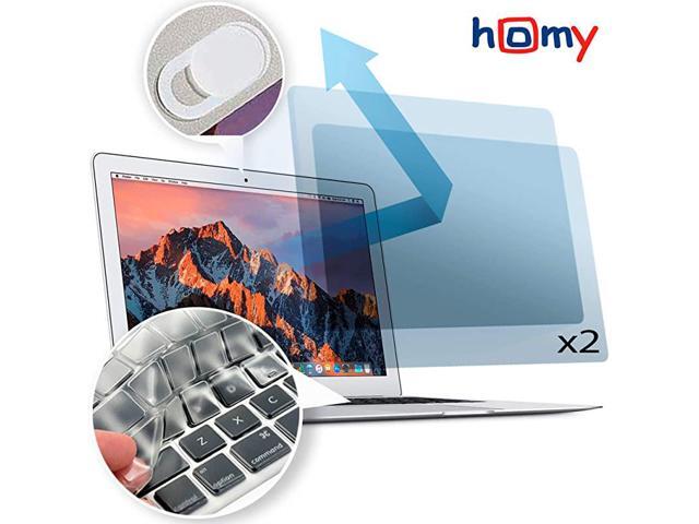 AntiBlue Light Screen Protector Kit 2Pack for MacBook Air 13 inch 2017 or Earlier Bonus UltraThin TPU Keyboard Cover Web Camera Sliding Cover Eye