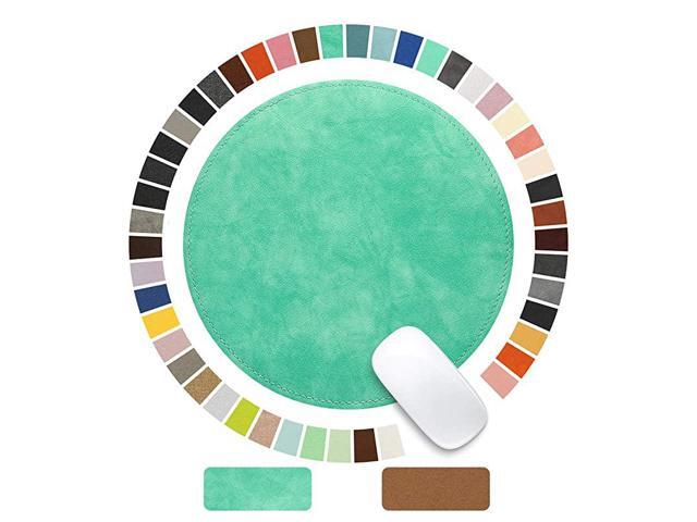 Mouse Pad PU Leather Mouse Pad with Stitched Edge MicroFiber Base with NonSlip Waterproof Mouse Pad for Computers Laptop Office Home1 Pack