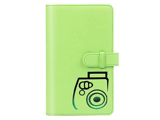 Compatible 96 Pockets Mini Wallet Photo Album with PU Leather Cover for Fujifilm Instax Mini 9 8 8+ 70 7s 90 25 26 50s Films Cobalt Blue
