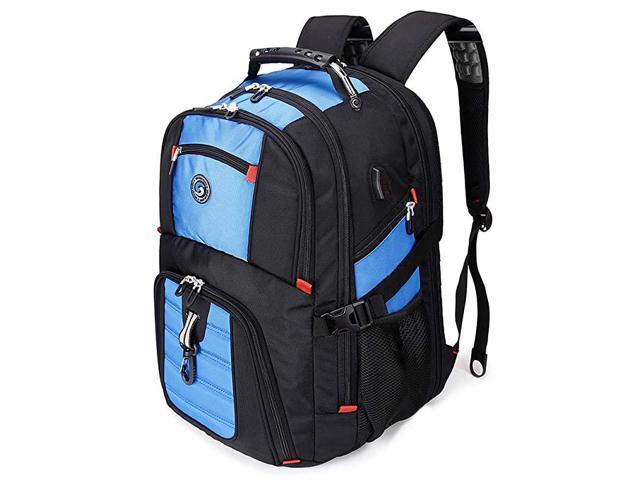 Large 50L Travel Laptop Backpack with USB Charging Port Fit 17 Inch Laptops for Men Women