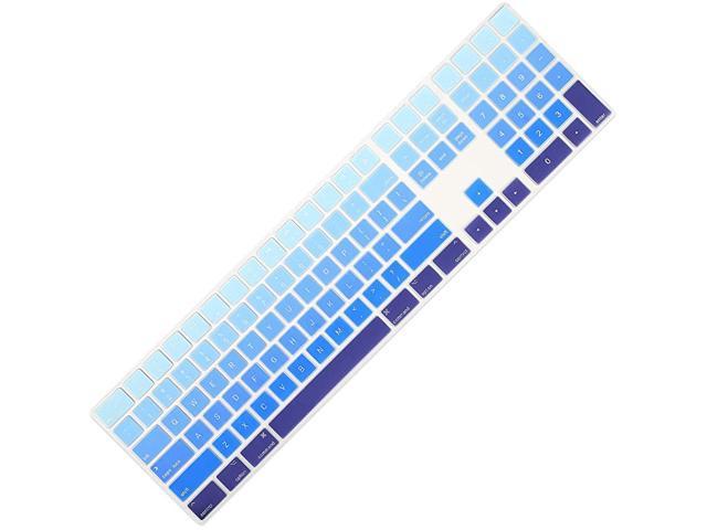 Ombre Blue Cover for Apple iMac Magic Keyboard with Numeric Keypad MQ052LLA A1843 US Layout