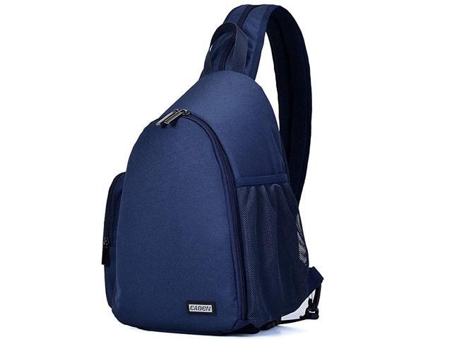 Camera Bag Sling Backpack Camera Case Backpack with Tripod Holder for DSLRSLR Mirrorless Cameras Canon Nikon Sony Pentax Blue