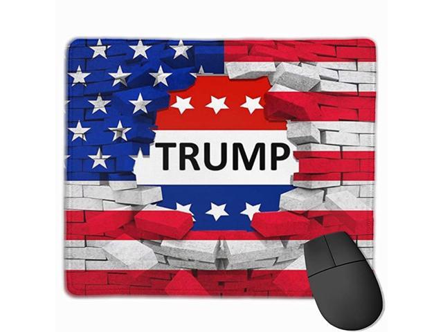 USA Trump Flag Mouse Pad Customized Premium Rectangle Mouse Pad NonSlip Rubber Gaming Mouse Pad for Laptop Computer PC 118 X 98 Inch