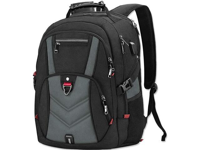 Backpack 17 Inch Business Travel Backpacks for Men Women Extra Large Waterproof TSA Anti Theft College School Bookbags with USB Charging Port 173