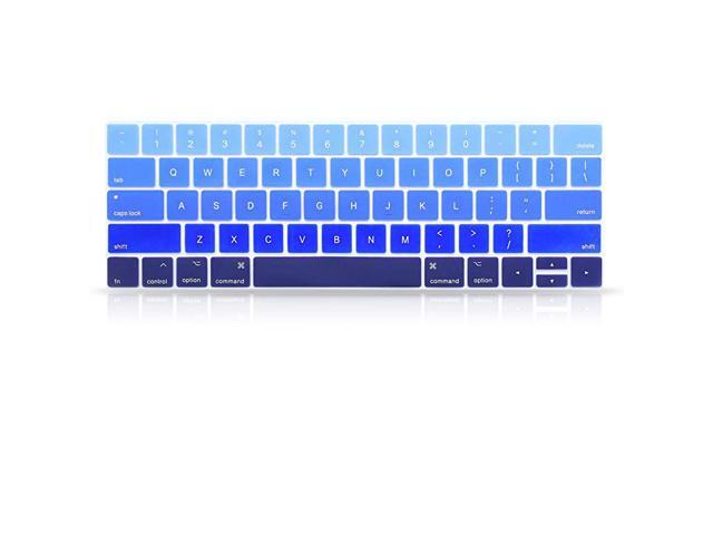 Blue Gradient Keyboard Cover Ultra Thin Keyboard Protector Skin for MacBook Pro with Touch Bar 13inch 15inch Model A2159 A1989 A1990 A1706 A1707