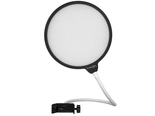 USA 6 Microphone Studio Pop Filter with Clamp BLKWHT