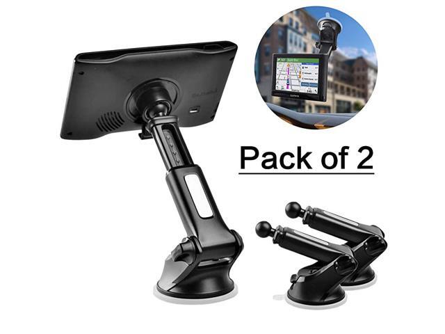 GPS Suction Cup Mount for Garmin Quick Telescopic Extension Arm Set of 2 GPS Dashboard Mount Dash Windshield Window Car Holder for Garmin Nuvi RV
