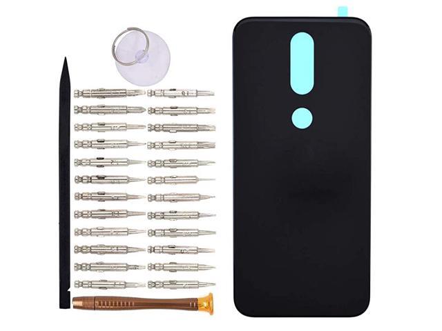 Battery Door Cell Phone Backs Replacement for Nokia 42 TA1133 TA1149 TA1150 TA1157 Black