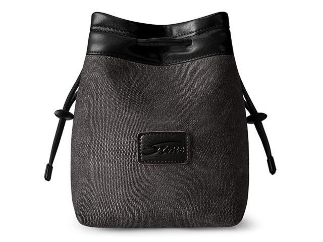 Soft Camera Bag DSLR Insert Handbag Drawstring Lens Case Compatible with Canon Nikon Sony