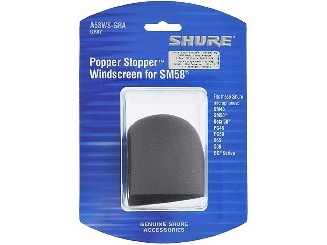A58WSGRA Foam Windscreen for All Ball Type Microphones Gray