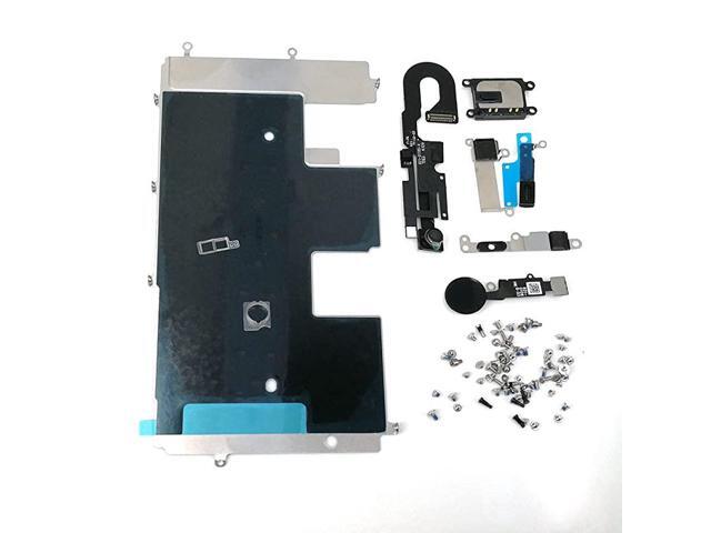 Screen Assembly Metal Bracket Front Camera Flex Cable Small Parts Set Replacement for iPhone 8 47 inch Black