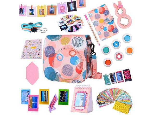 Instax Mini 9 Camera Accessories Bundles Compatible with Fujifilm Instax Mini 9 Mini 8 Mini 8+ Camera with Mini 9 Case108 Photos Mini Photo