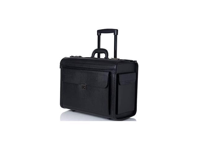 Rolling 17 Laptop Briefcase on Wheels Attache Lawyers Case Legal Size