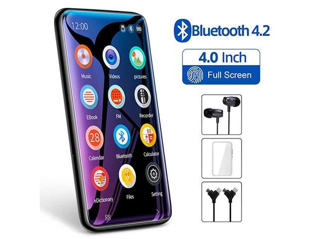 MP3 Player with Bluetooth 40 Full TouchScreen Mp4 Mp3 Player with Speaker 8GB Portable HiFi Sound Mp3 Music Player with FM Radio Voice Recorder