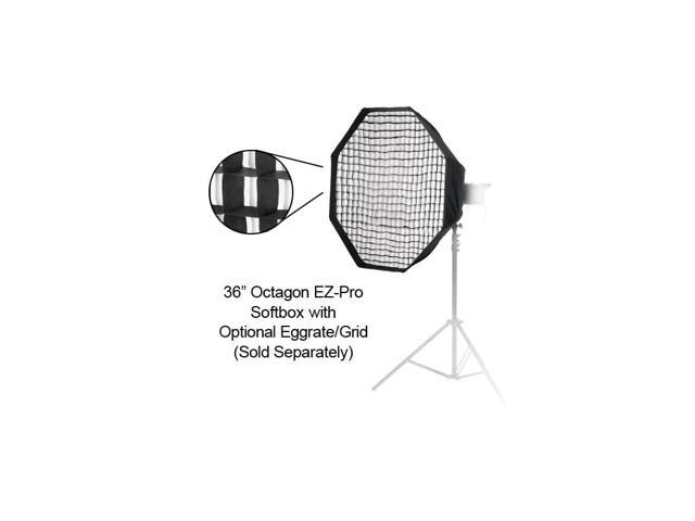 EZPro 36in 90cm Octagon Softbox Quick Collapsible Softbox with On Camera Flash Insert